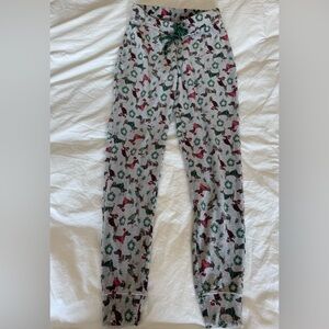 Cynthia Rowley Sleepwear Christmas Dachshund Super Soft Pajama Pants, size XS